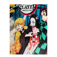SALOMON - Cobija Demon Slayer Con Ovejero Sherpa - 180 X 220cm