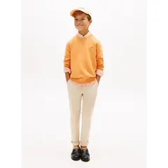 TOMMY HILFIGER - Pantalón beige Para Niño chino Essential 1985 regular