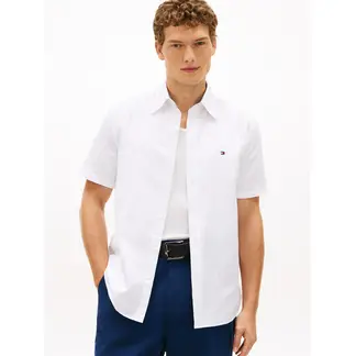 TOMMY HILFIGER - Camisa lino solida de corte regular