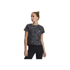 UNDER ARMOUR - Camiseta Mujer VELOCITI PRO PRINT Negro