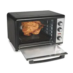 HAMILTON BEACH - Horno Eléctrico Con Rostizador Giratorio y Conveccion - 31108