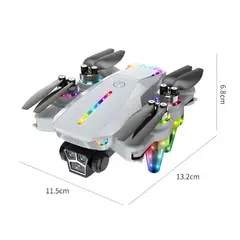 AMERICAN GENERICS - Drone P8 Max RC con Cámara Dual HD FPV, Altura Fija, Posicionamiento Óptico y Diseño Plegable