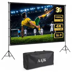 OEM - Pantalla Telon de proyector para exteriores de 100 pulgadas con soporte