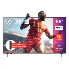LG - Televisor 55 55UA8055PSA 4K-UHD LED Smart TV con IA