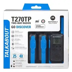MOTOROLA - Radios Talkabout T270TP Paquete x3