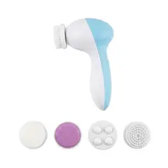 GENERICO - Cepillo Facial Eléctrico Limpiador Masajeador 5 En 1 Ae-8782