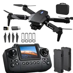 GENERICO - Drone E88 Pro 4K PlegableControl Con Pantalla Huge