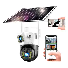 SHUNGA - CAMARA PANEL SOLAR 2 LENTES WIFI
