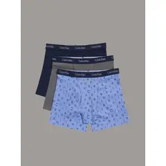CALVIN KLEIN - Pack azul Para Niño de 3 bóxers brief