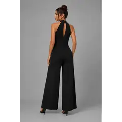 NEGRELI - Enterizo Palazzo Cuello Halter Elegante para Mujer