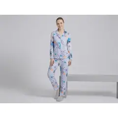 BY MORNING - Pijama Elegant DS Floral Lila