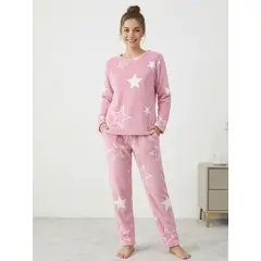 BY MORNING - Pijama Térmica Estrellas Rosa
