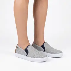 XIAN SHOES - Mocasin gris perla Ref B397