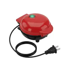 GENERICO - Mini Máquina De Waffles Tipo Bowl Canasta Antiadherente