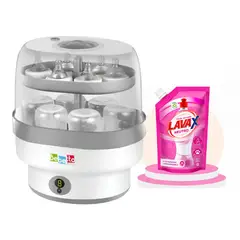 BEBETTO - Esterilizador de teteros + Lava Biberones LS-BE838A-9104
