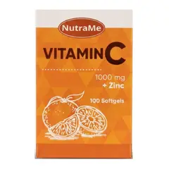 NATURAL FRESHLY - ALIMENTO CON VITAMINA C/ 1000 MG X 100 UNIDADES/ NutraMe.