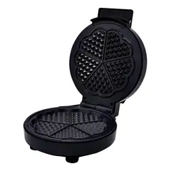 TEZZIO - Wafflera Eléctrica Redonda, Diámetro 18 Cm - TH-00958