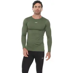 JOGO - Buso Deportivo Licrado Slim Fit Verde Talla M