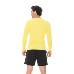 JOGO - Buso Deportivo Licrado Slim Fit Amarillo Talla M
