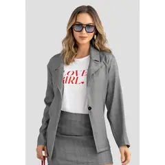 MARKETING PERSONAL - Blazer Mujer Estampado Mp 114656