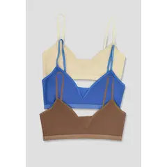 FORMAS INTIMAS - Top Paq X3 Mujer Multicolor Fi 114953