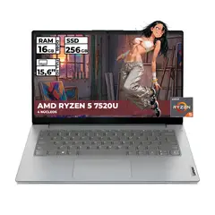 PORTÁTIL AMD RYZEN 5 7520U 16GB LPDDR5 256GB SSD 14" FHD
