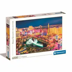 CLEMENTONI - Rompecabezas Las Vegas 6000 Piezas Para Adultos