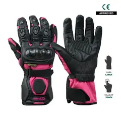 XTRONG - Guantes XTR-4312 Dama Negro-Rosado M - SKU14251