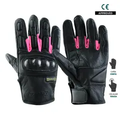 XTRONG - Guantes XTR-4333 Dama Negro-Rosado S - SKU14267