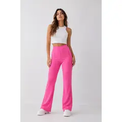 FRIOLENTA - Pantalón Palazzo Rib Largo