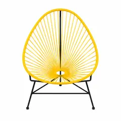 LJ HOME - Silla Acapulco Tejida Artesanal Mimbre Plástico Acapulco