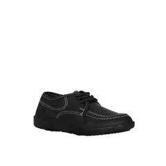 CROYDON - Zapato Formal Unisex Colegial bachiller Negro