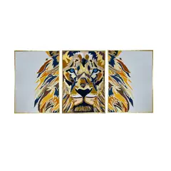 GENERICO - CUADRO DECORATIVO LEÓN DE JUDÁ TRIPTICO