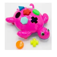 SWISSHOME - JUEGO PARA NIÑOS Y NIÑAS + 3 AÑOS/ TORTUGA DIDACTICA ROSADO.