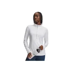 UNDER ARMOUR - Buzo Mujer LAUNCH PRO HALF ZIP Blanco