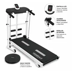 HOMESALE - Banda Caminadora Trotadora Mecanica 4 funciones en 1 Marca : Caminadora + Ligas + Rodillos + Disco Twister
