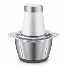 GENERICO - Molino Picadora De Carne Electrica 2 L - Blanco