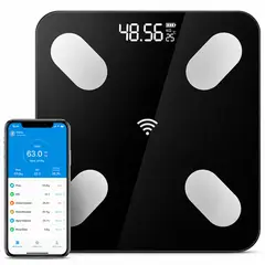 ONE PIXEL - Bascula Bluetooth En Vidrio Con APP Balanza Para Tu Peso