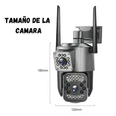 AMERICAN GENERICS - CAMARA DOBLE LENTE EXTERIOR MINI APP V380