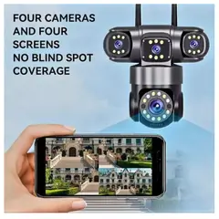 AMERICAN GENERICS - CAMARA EXTERIOR YMS4 WIFI 4 LENTES