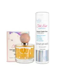GENERICO - Perfume de miel para el cabello + Shampoo cabello graso Click hair