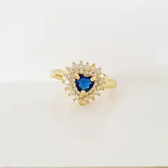 RAVEL - ANILLO AJUSTABLE FESTA AZUL MAR
