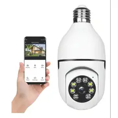 GENERICO - Camara de seguridad wifi bombillo vision nocturna