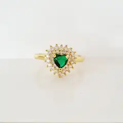 RAVEL - ANILLO AJUSTABLE FESTA VERDE MAR