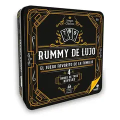 DEVIR - Juego De Mesa Rummy De Lujo Lata Para Niños Adultos