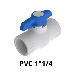 GENERICO - Registro PVC Plastico Bola 114 Soldar ó Rosca