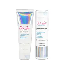 GENERICO - Shampoo Cabello Graso Click Hair + Suero Constructor Click Hair