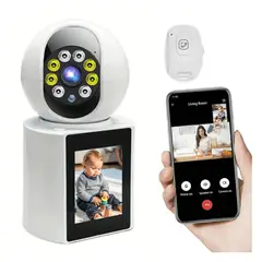 GENERICO - Cámara Domo Ptz360 Videollamada 1080p Wi-fi Visión Nocturna