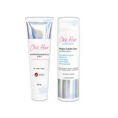 GENERICO - Shampoo Cabello Graso Click Hair + Acondicionador 4 En 1 Click hair
