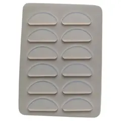 GENERICO - Almohadillas Antideslizantes Para Gafas En D De Silicona Adhesivo Trasparentes 6 Pares / 12 unidades